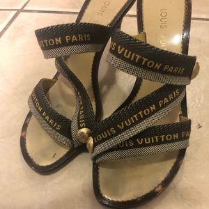 LV fun strappy sandals!!